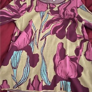Nwt Soft surroundings floral sweater